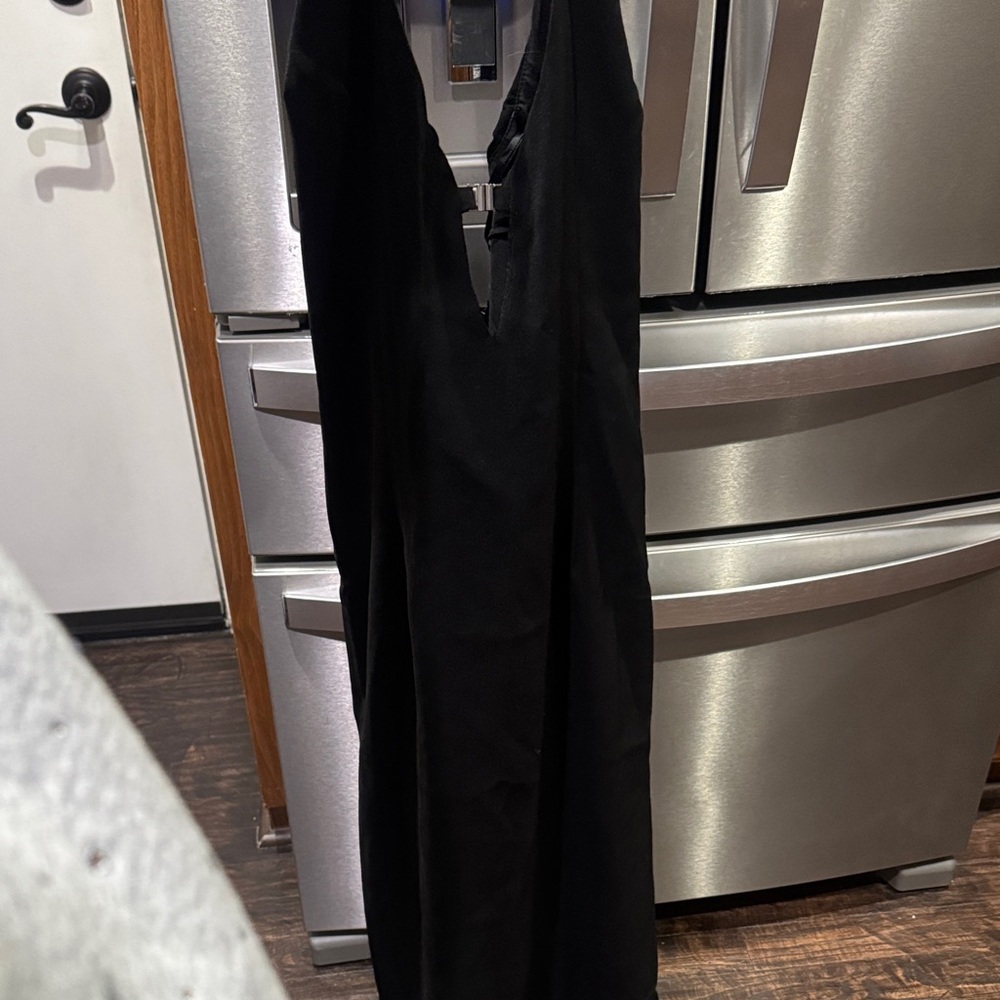 Fashion Nova Black Backless Dress